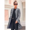 Women's Long Houndstooth Coat - LASCANA - 3 of 4
