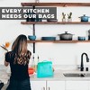 Reusable Silicone Food Storage Bags 2 Pack, Half Gallon Bags, Dishwasher and Microwave Safe, Plastic & BPA Free by Innovative Technology Products Corp - 2 of 4
