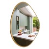 WallBeyond Wooden Irregular Wall Mirror - 4 of 4
