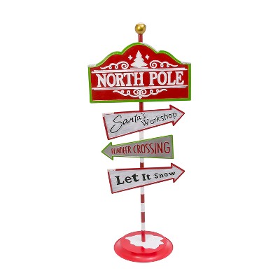 GIL 60-Inch High Metal Holiday Street Direction Sign