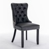 NicBex Modern Dining Chairs Set of 2,PU and Velvet Upholstered Kitchen Chair with Wood Legs for Dining Room,Living Room - 4 of 4