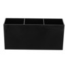 Unique Bargains Office Desk 3 Compartments Acrylic Pen Pencil Holder - image 3 of 4