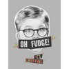 A Christmas Story Oh Fudge! Boy's Heather Grey T-shirt - 2 of 3