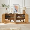 Hooseng 64" TV Wavy Stand, Entertainment Center with Storage, TV Stand for Living Room, Storage Cabinet for Bedroom - 3 of 4
