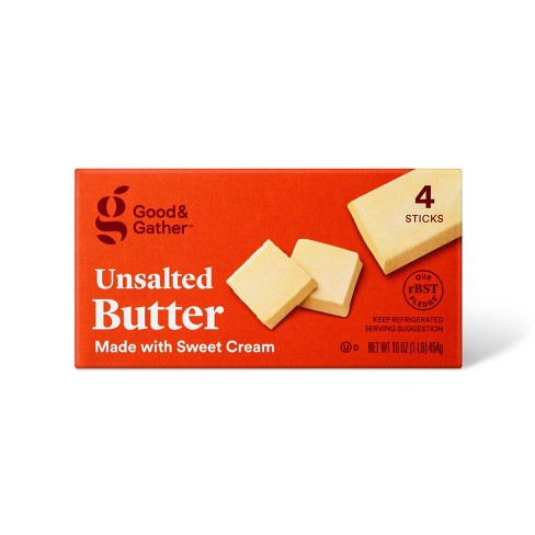 Unsalted Butter - 1lb - Good & Gather™ : Target