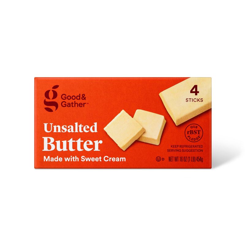 Unsalted Butter - 1lb - Good & Gather&#8482;, 1 of 7