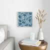 Heather Dutton Arabella Washed Indigo Metal Framed Art Print - Deny Desings - 2 of 3