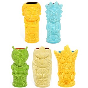 Beeline Creative Rick and Morty Series 1 Ceramic Geeki Tiki Mugs | Set of 5 - 1 of 4