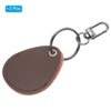 Unique Bargains Genuine Leather Lightweight Portable Keychains 3Pcs - 3 of 4