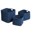 Colonial Mills Carter Basket - Blue 12"x12"x10" 100% Polypropylene Rectangle - 2 of 4