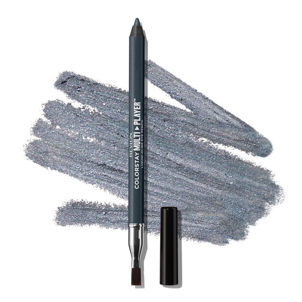 Photos - Eye / Eyebrow Pencil Revlon ColorStay Waterproof Multiplayer Liquid-Glide Eye Pencil With Blending Brush - 403 Glitch Effect - 0.03oz 