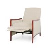 Pushback Recliner With Birch Wood Frame And Exquisite Channel Stitching,Mid Century Chair,Accent Chair Living Room -Maison Boucle - 4 of 4