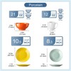 vancasso 16 Pieces Dinnerware Set Multicolor Sets For 4 People - 2 of 4