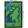 Trends International NBA Minnesota Timberwolves - Logo 25 Framed Wall Poster Prints - 3 of 4