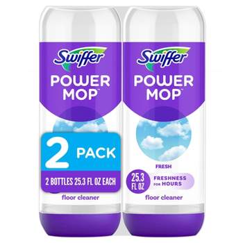 Swiffer Power Mop Floor Cleaning Solution - Fresh - 2ct