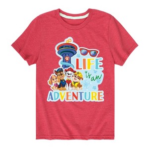 Boys' - Paw Patrol - Life Is An Adventure Short Sleeve Graphic T-Shirt - 1 of 4