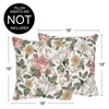 Sweet Jojo Designs Girl Decorative Throw Pillow Covers 18in. (Pillow Inserts Not Included) Vintage Floral Pink Green and Yellow 2pc - 3 of 4