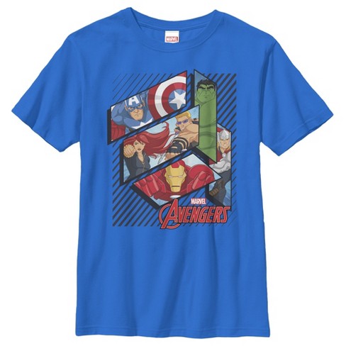 Avengers logo best sale t shirt