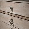 Accent Cabinet Modern with 3 Drawers and Patched Wood Top for Bedroom Storage - 3irtyhousy - 3 of 4