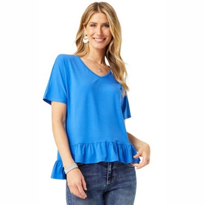 Women's JESSALEE RUFFLE TOP - COCO + CARMEN