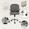 Okak Modern Adjustable Swivel Office Chair with Armrests & Wheels,Plush Comfort Task Chair for Home Office,Living Room - 3 of 4