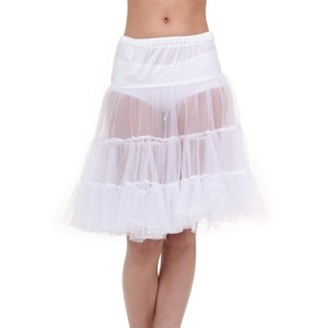 HalloweenCostumes.com Women's White Knee Length Crinoline - 1 of 1