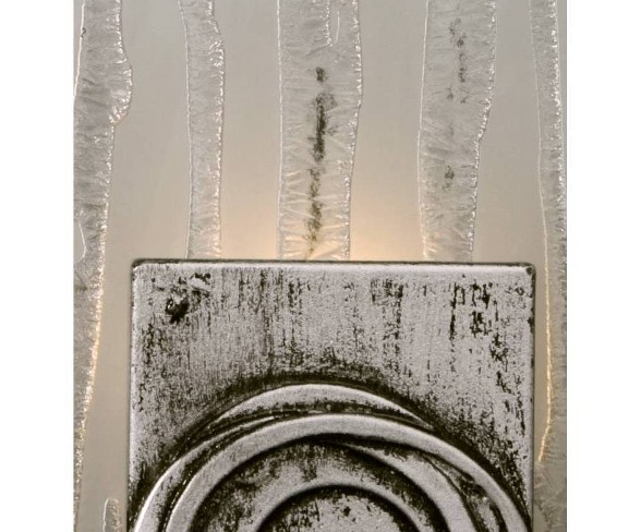 Polar 3 Light Bath Fixture - Blackened Silver