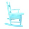 VisioGear Rocking Chair, Children's Rocking Chair with Armrests, Indoor or Outdoor Porch Rocker for Garden, Blue, 14.17"*18.90"*22.44" - 4 of 4
