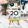 Big Dot of Happiness Through the Decades - 50s, 60s, 70s, 80s, and 90s Party Double-Sided 5 x 7 inches Cards - Table Numbers - 1-20 - 3 of 4