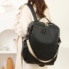 Backpack retro style backpack multi-function PU fashion bag for women - 4 of 4