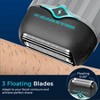 Men's Electric Razor with Smart Sensor - Waterproof Foil Shaver with 3D Floating Blades, USB-C Rechargeable, Travel Case Included - 3 of 4
