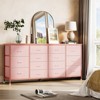 63" W White Dresser TV Stand for 65 70 75 Inch TV, 14 Drawer for Bedroom - 3 of 4