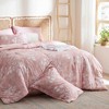 BAGOKIE 7 Pieces Floral Bed in a Bag Comforter Set for All Season - 2 of 4