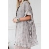 Women's Petal Glow Embroidered Duster - Easel - 4 of 4