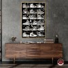 Notoriart Black and White Sneaker Collection Wall Art Framed - 2 of 4