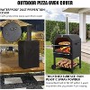 15"x22"x62" Wood Fired Pizza Oven Outdoor Pizza Maker Grill With Waterproof Cover & Wheels - 3 of 4