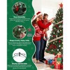 Pre-Lit Artificial Christmas Tree, 4.5FT/6FT/7.5FT/9FT Fraser Fir with Colorful LED Lights, Premium Hinged Branches - 2 of 4