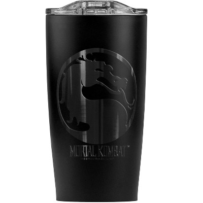 Mortal Kombat Klassic Symbol Steel Tumbler 20oz Coffee Travel Mug