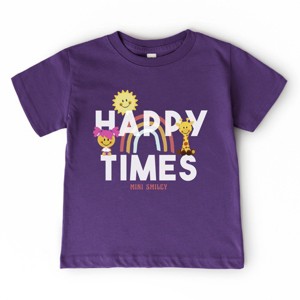 The Juniper Shop Mini Smiley Happy Times Toddler Short Sleeve Tee - 1 of 4