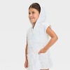 Toddler Girls' Towel Terry Seashell Embossed Cover Up Dress - Cat & Jack™ White - 3 of 3