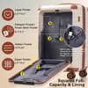 Grungis 5 Piece Bag and Luggage Sets with Front Opening and TSA Lock,Hardside Luggage Sets with Spinner Wheels and USB Port Cup Holder - 3 of 4