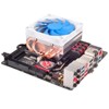 SilverStone Technology   CPU cooler/down blow /104 X92 X 58 mm /Aluminum with heat-pipe6x4) /9215 PWM FAN/ Support Intel & AMD - 2 of 4