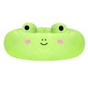 Squishmallows Wendy The Frog Cat and Dog Bolster Bed - Lime Green - 2 of 4