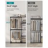 SONGMICS Portable Closet, Freestanding Closet Organizer, Clothes Rack with Shelves, Hanging Rods - 3 of 4