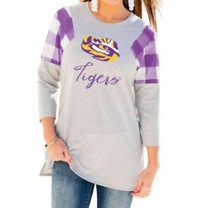 Women's LSU Get in Check Tunic - Gameday Couture - 1 of 1