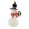 De Carlini Italian Ornaments 7.0 Inch Spruce Jolly Christmas Tree Ornament , Christmas Decor Snowman Wreath Mgd (1PC) - 4 of 4
