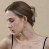 Gold/Silver Hoop Earrings, Gold Plated Ball Drop Dangle Hypoallergenic Lightweight Earrings for Women - 4 of 4