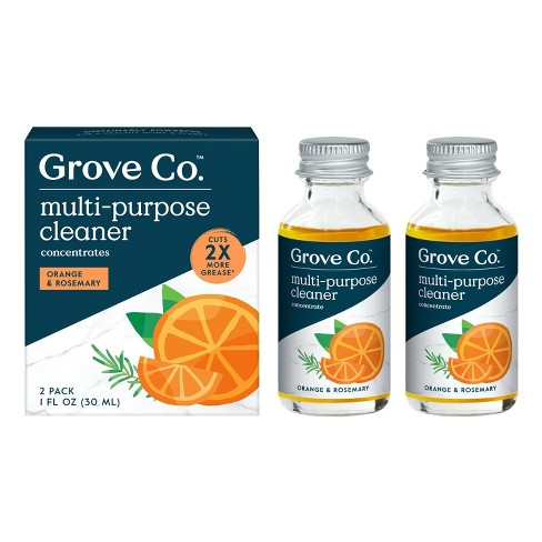 Grove Co. Orange & Rosemary Multi-purpose Cleaner Concentrates - 2ct :  Target