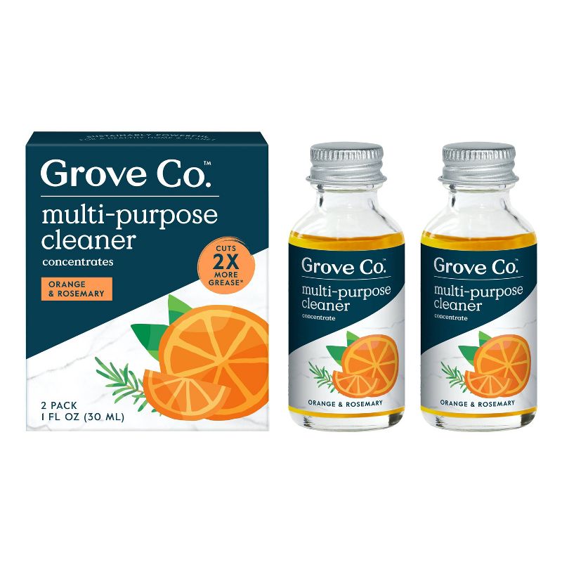 Grove Co. Orange &#38; Rosemary Multi-Purpose Cleaner Concentrates - 2ct, 1 of 10