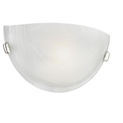Contour Lines 8''x16'' Brushed Nickel Dimmable Wall Sconce